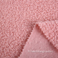 Fashion thermal textiles en peluche en peluche tissu